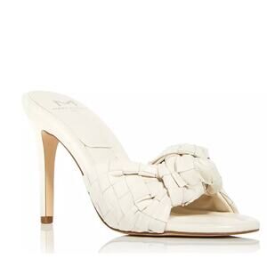 Marc Fisher LTD. Janna Woven High Heel Mule Slide Sandals Women's 5